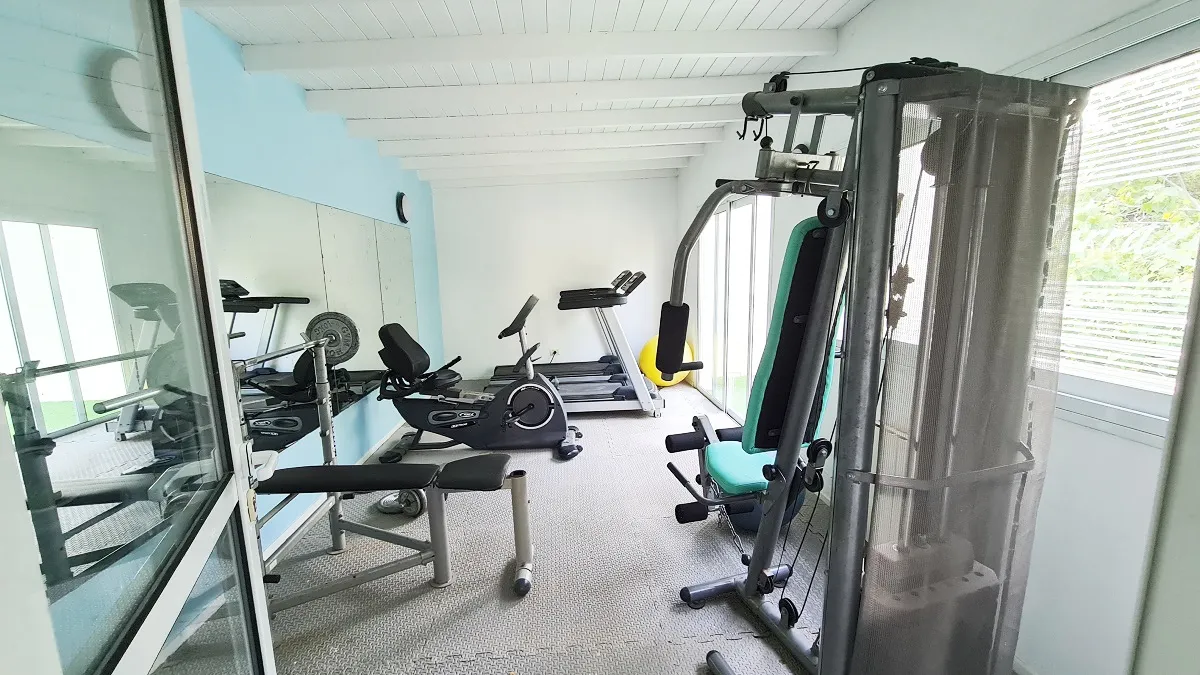 Gym del edificio Terrazas de Cariló